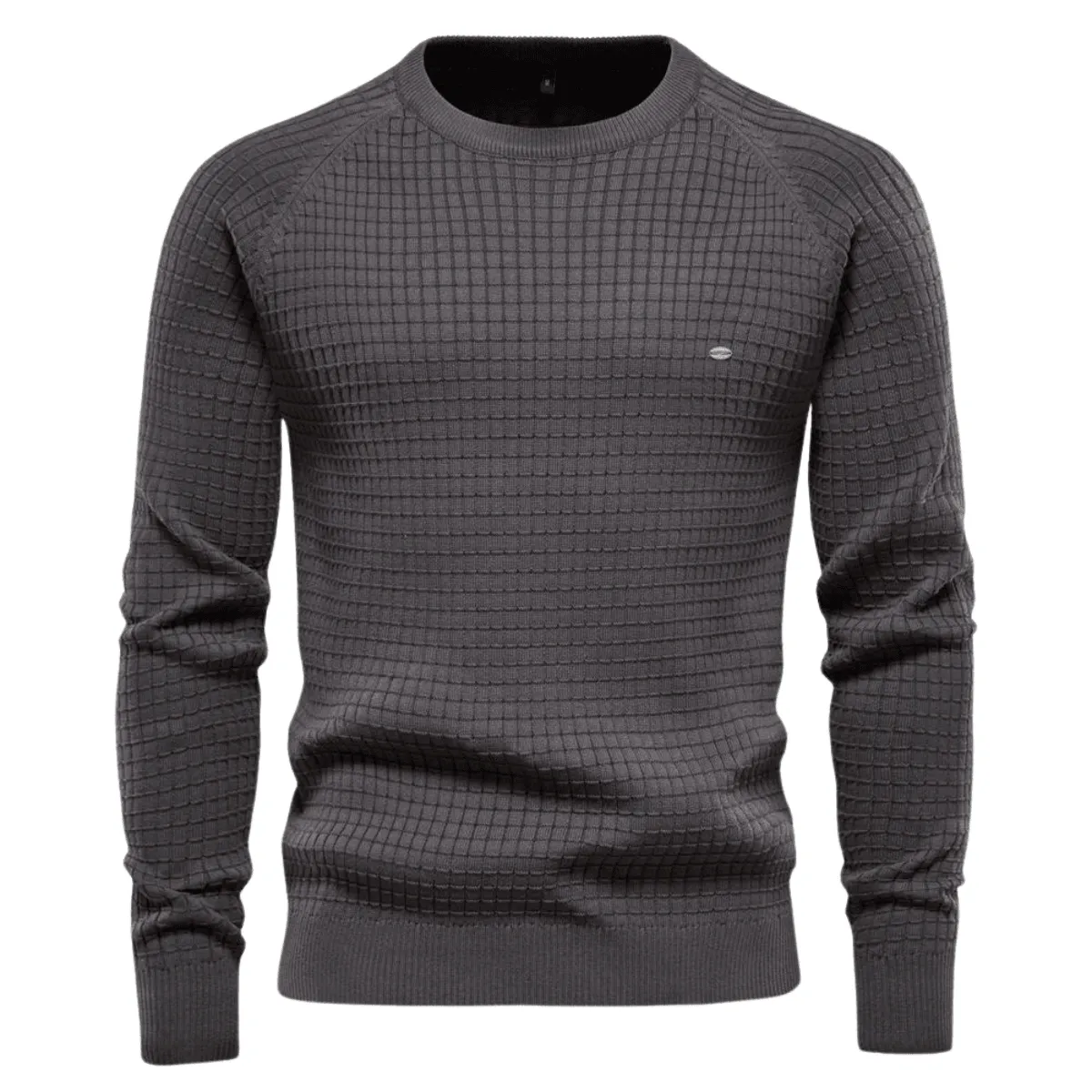 100% Cotton Men's Waffle Sweaters