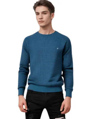 100% Cotton Men's Waffle Sweaters