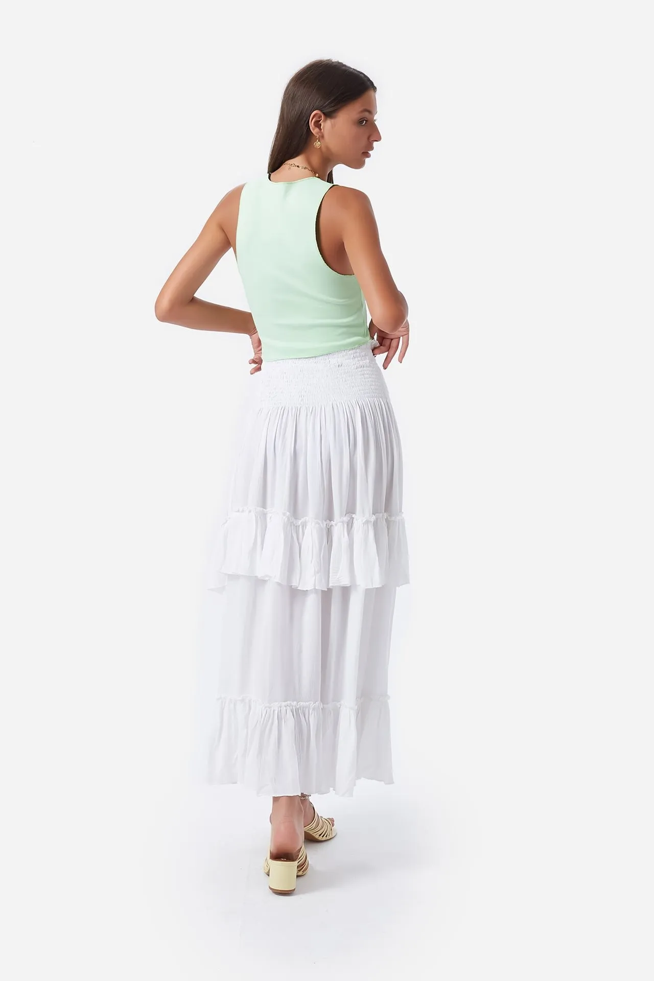 Beach Ruffle Skirt - Zola