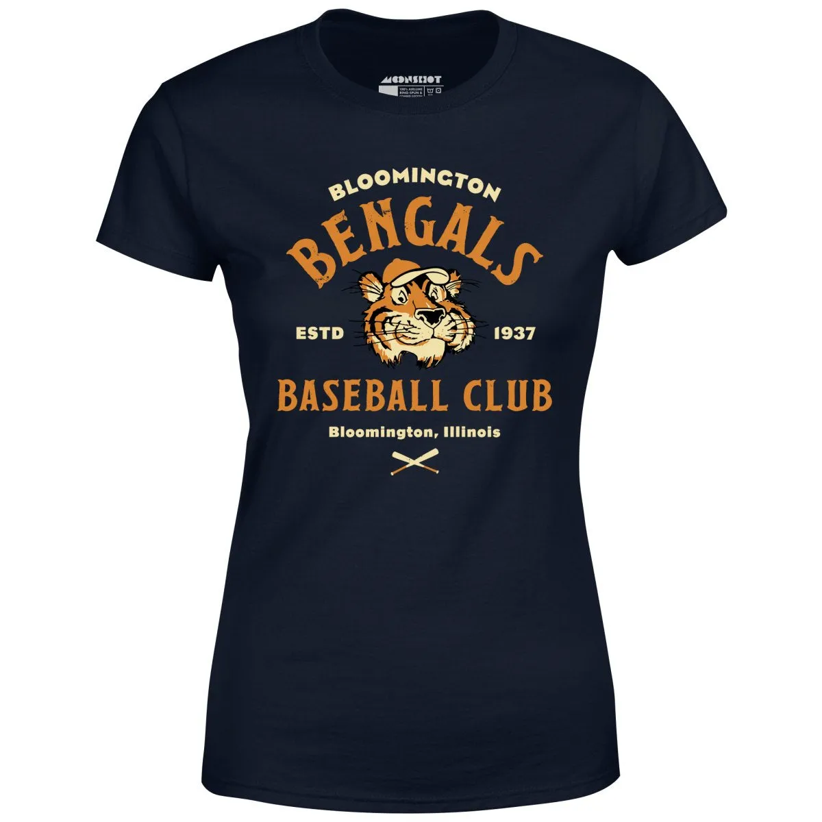 Bloomington Bengals - Illinois - Vintage Defunct Baseball Teams - Women's T-Shirt