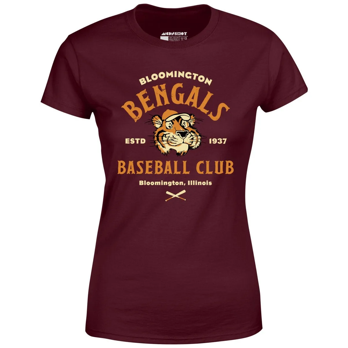 Bloomington Bengals - Illinois - Vintage Defunct Baseball Teams - Women's T-Shirt