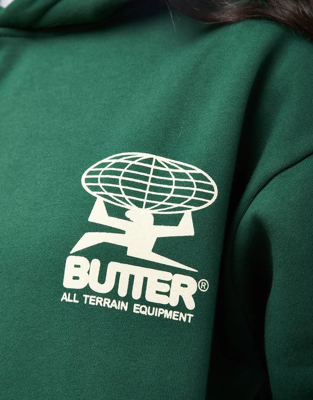 Butter Goods All Terrain Pullover Hoodie - Forest Green