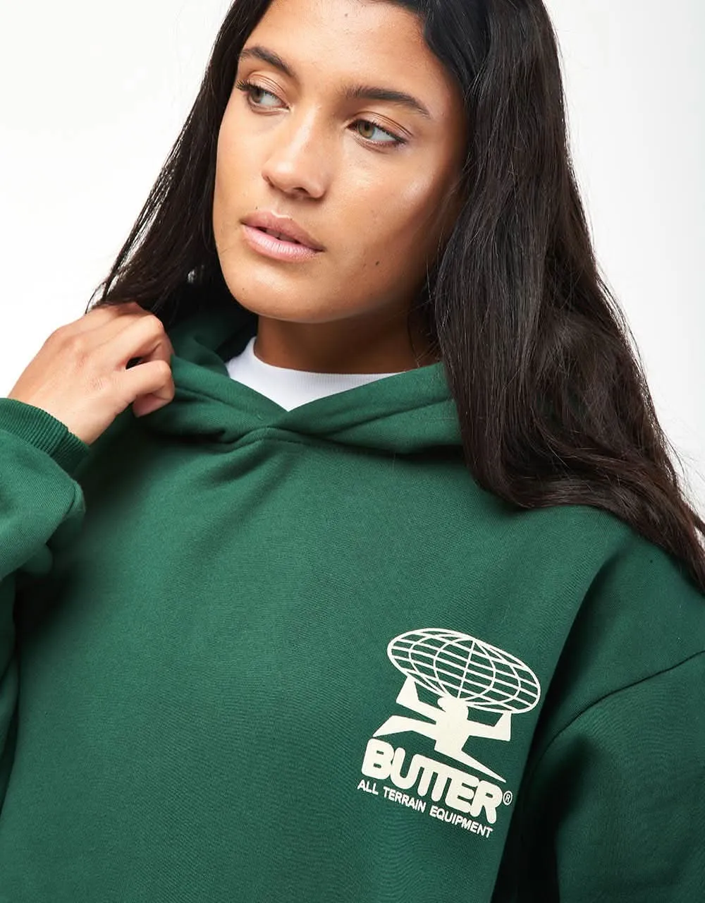 Butter Goods All Terrain Pullover Hoodie - Forest Green