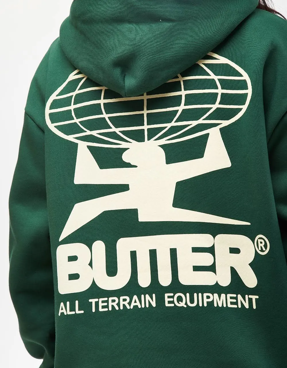 Butter Goods All Terrain Pullover Hoodie - Forest Green