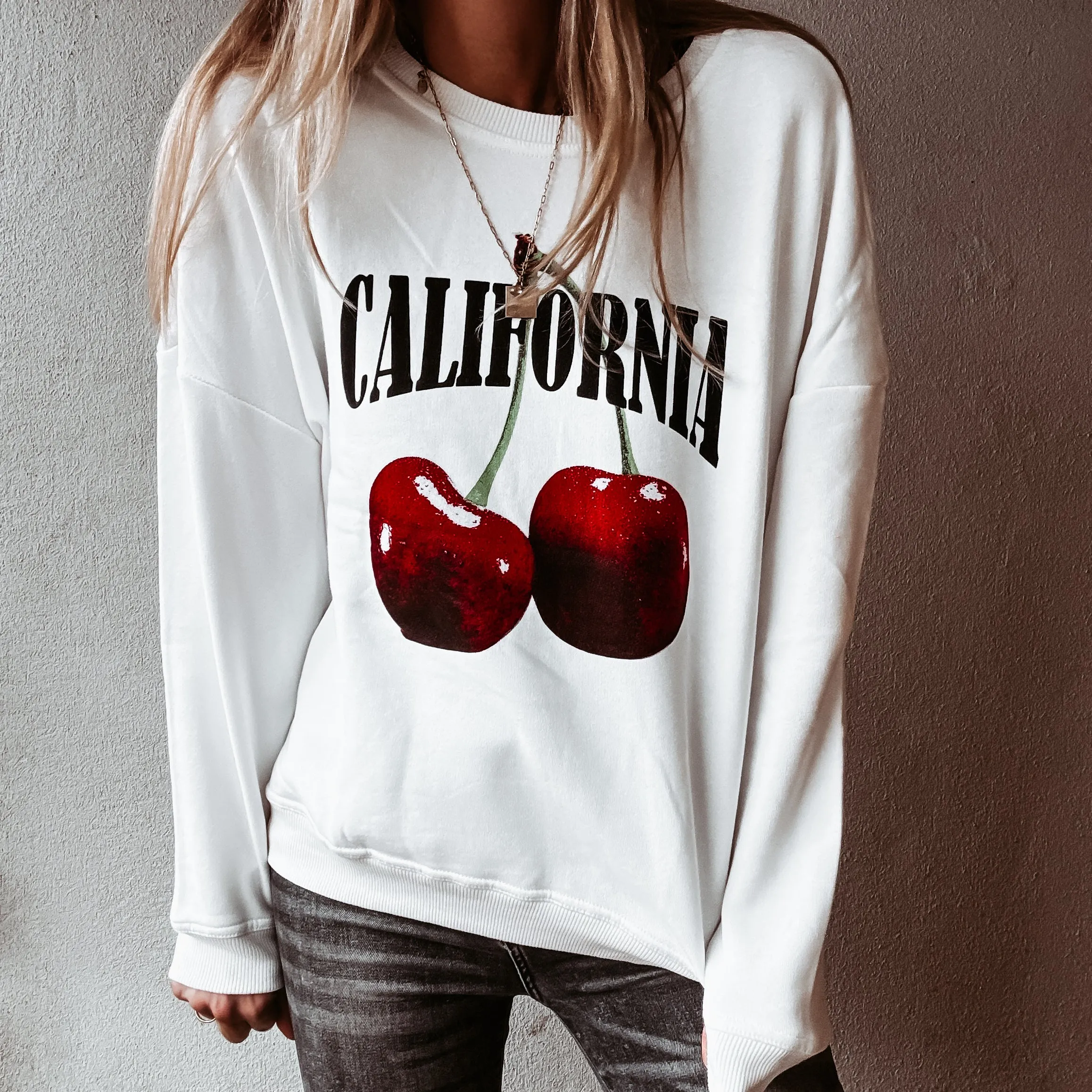 California Cherries sweatshirt *NEW*