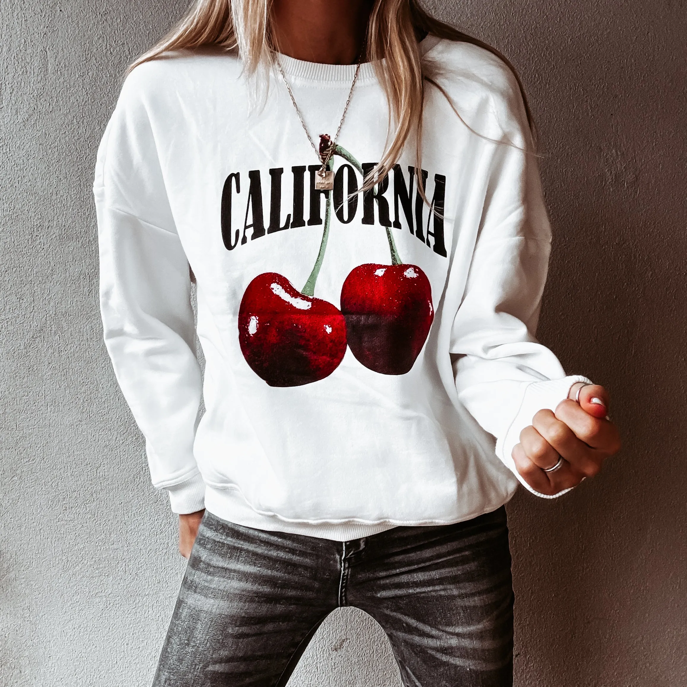 California Cherries sweatshirt *NEW*