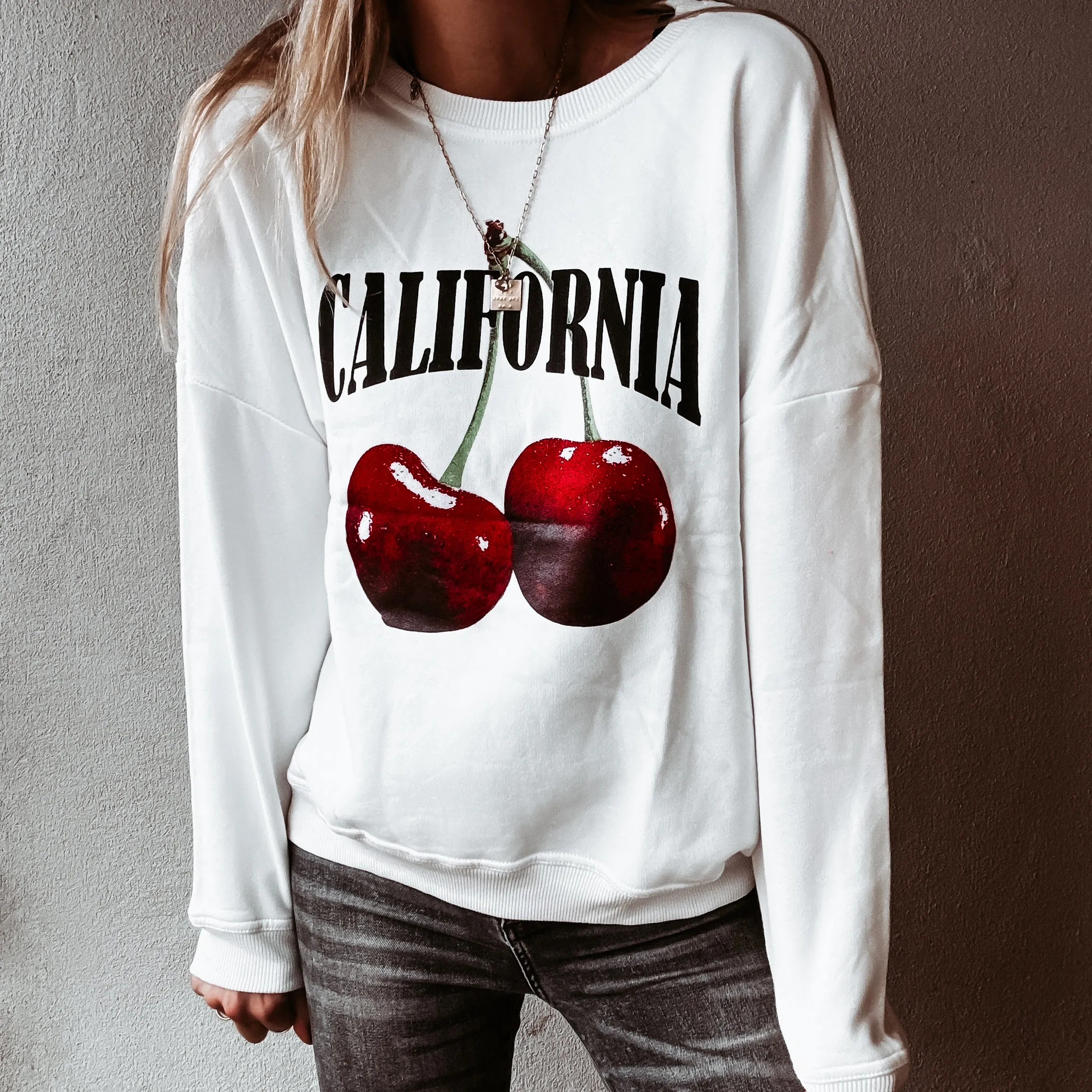 California Cherries sweatshirt *NEW*