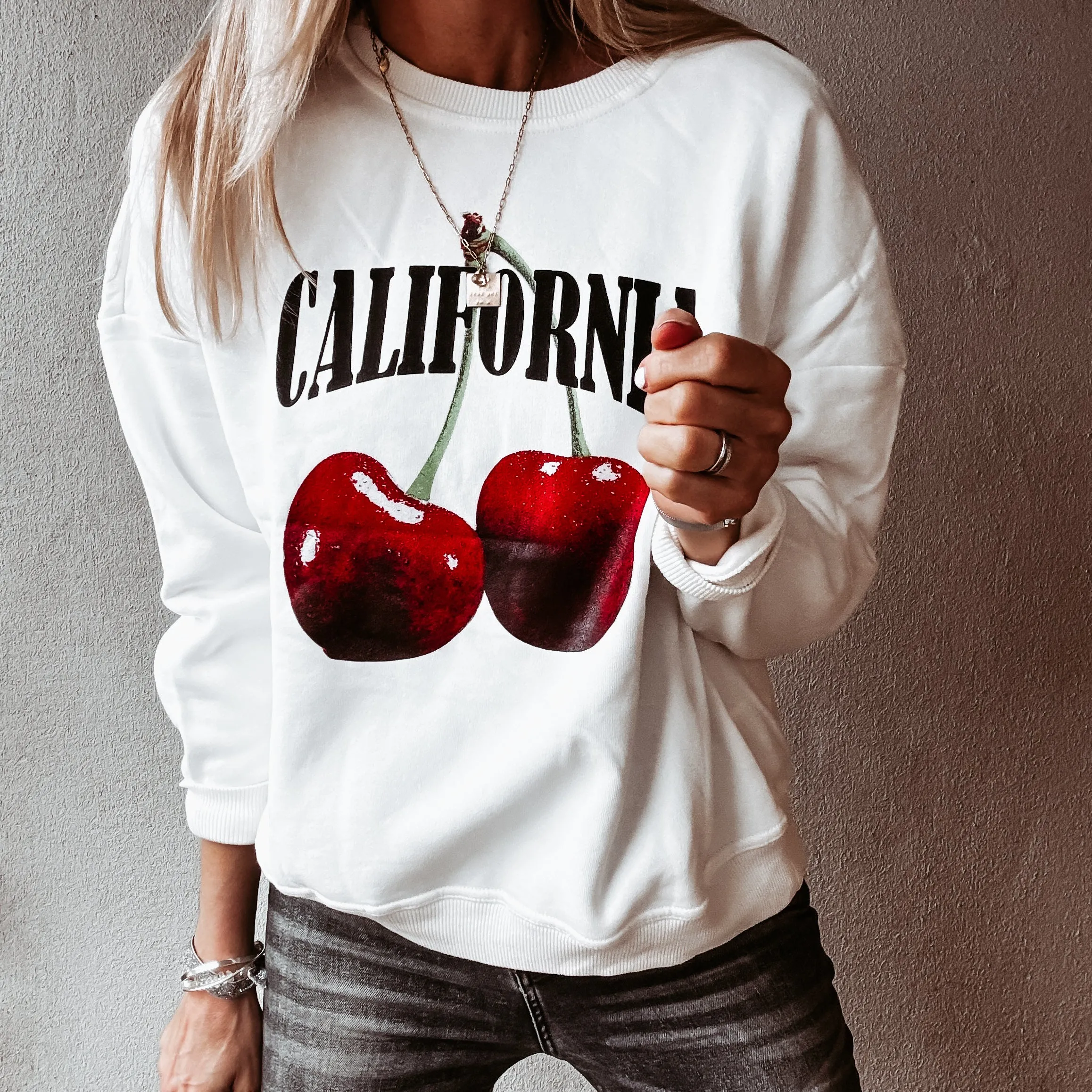 California Cherries sweatshirt *NEW*