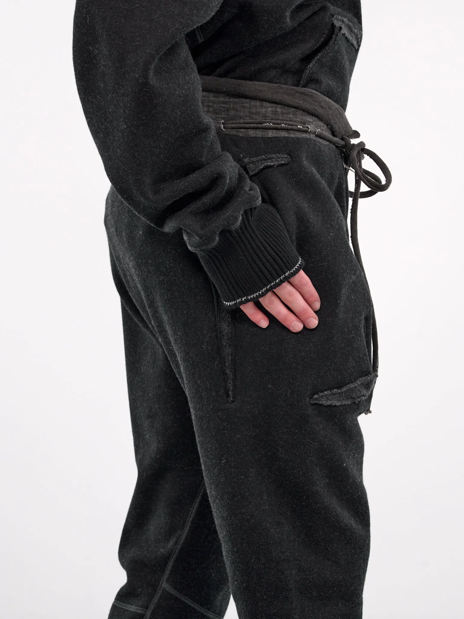 Cashmere Sweatpants (4723-BLACK-DARK-GREY)