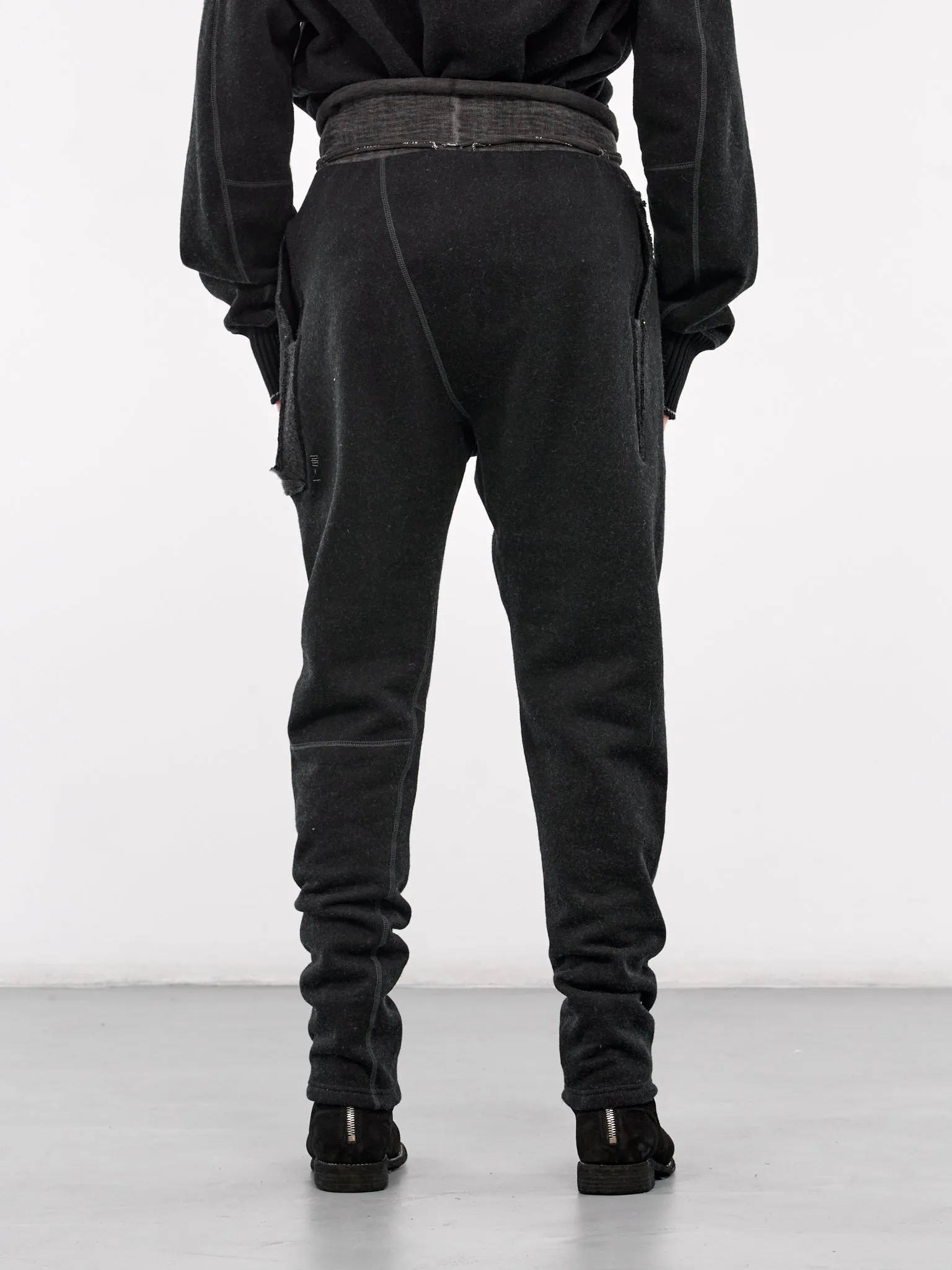 Cashmere Sweatpants (4723-BLACK-DARK-GREY)