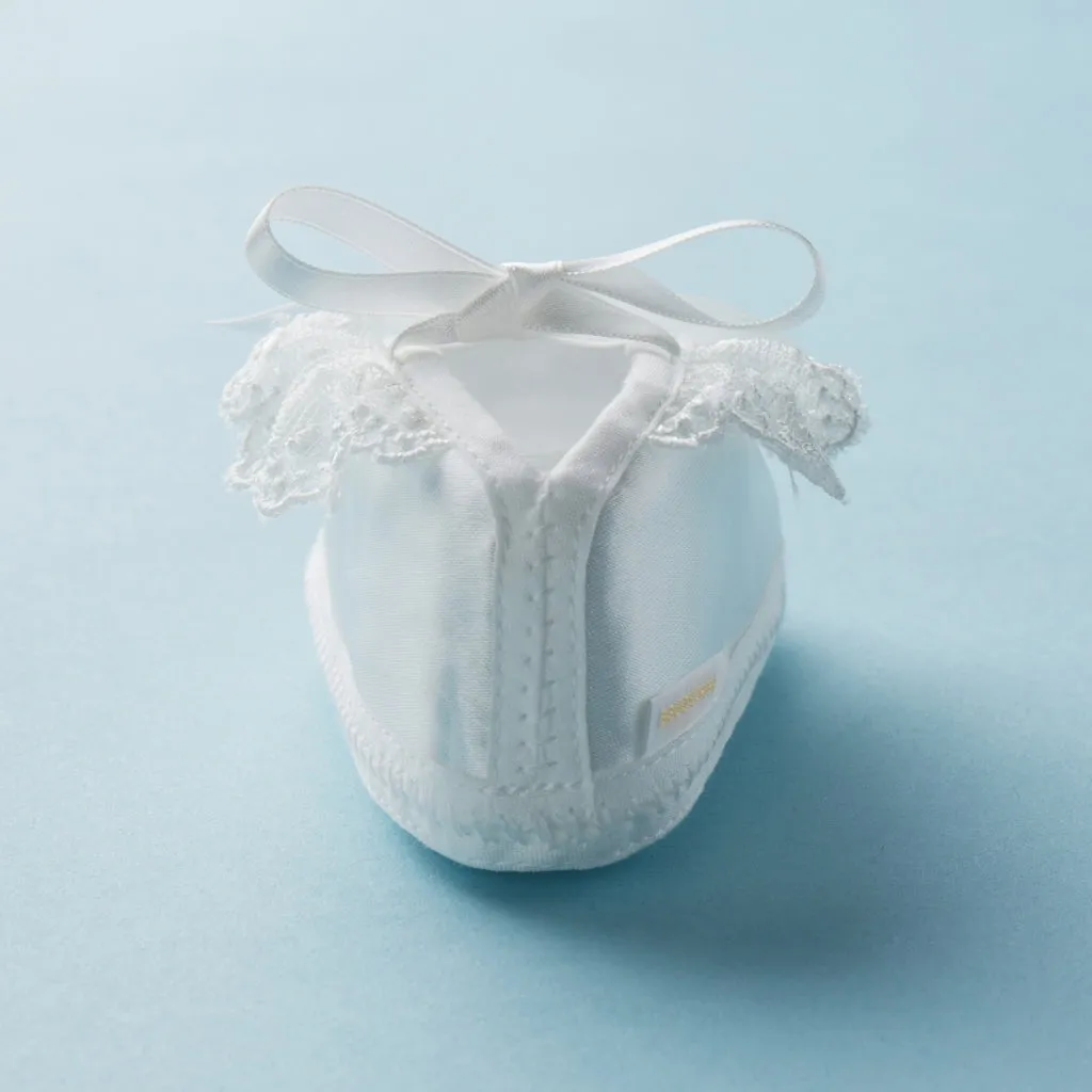 Chic Ceremony Satin Baby Shoes