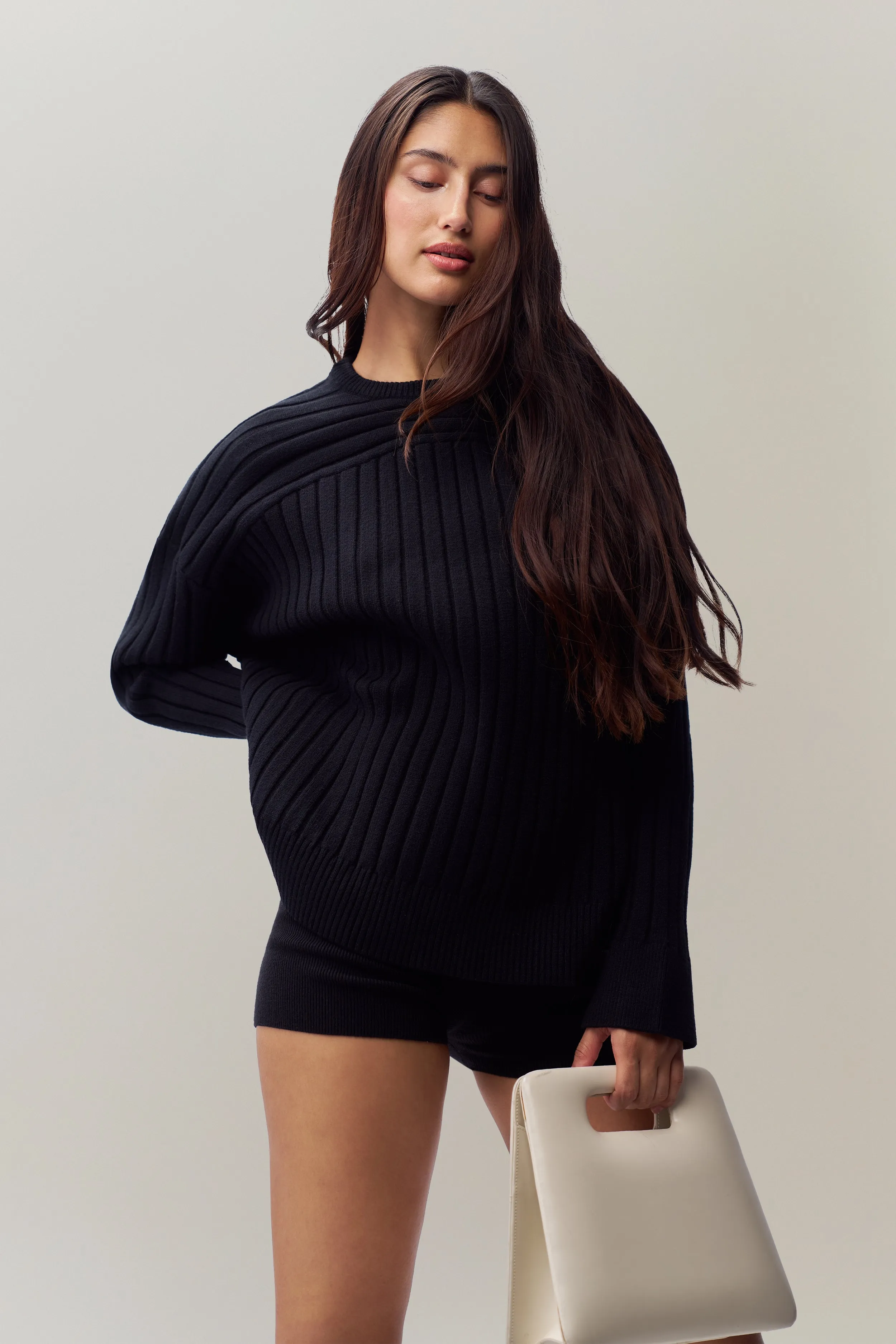 Cleon Rib Knit Pullover