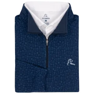 Cocktail Of Cocktails Performance Q-Zip | The Cocktail Of Cocktails - Fleet Navy/Slate Blue