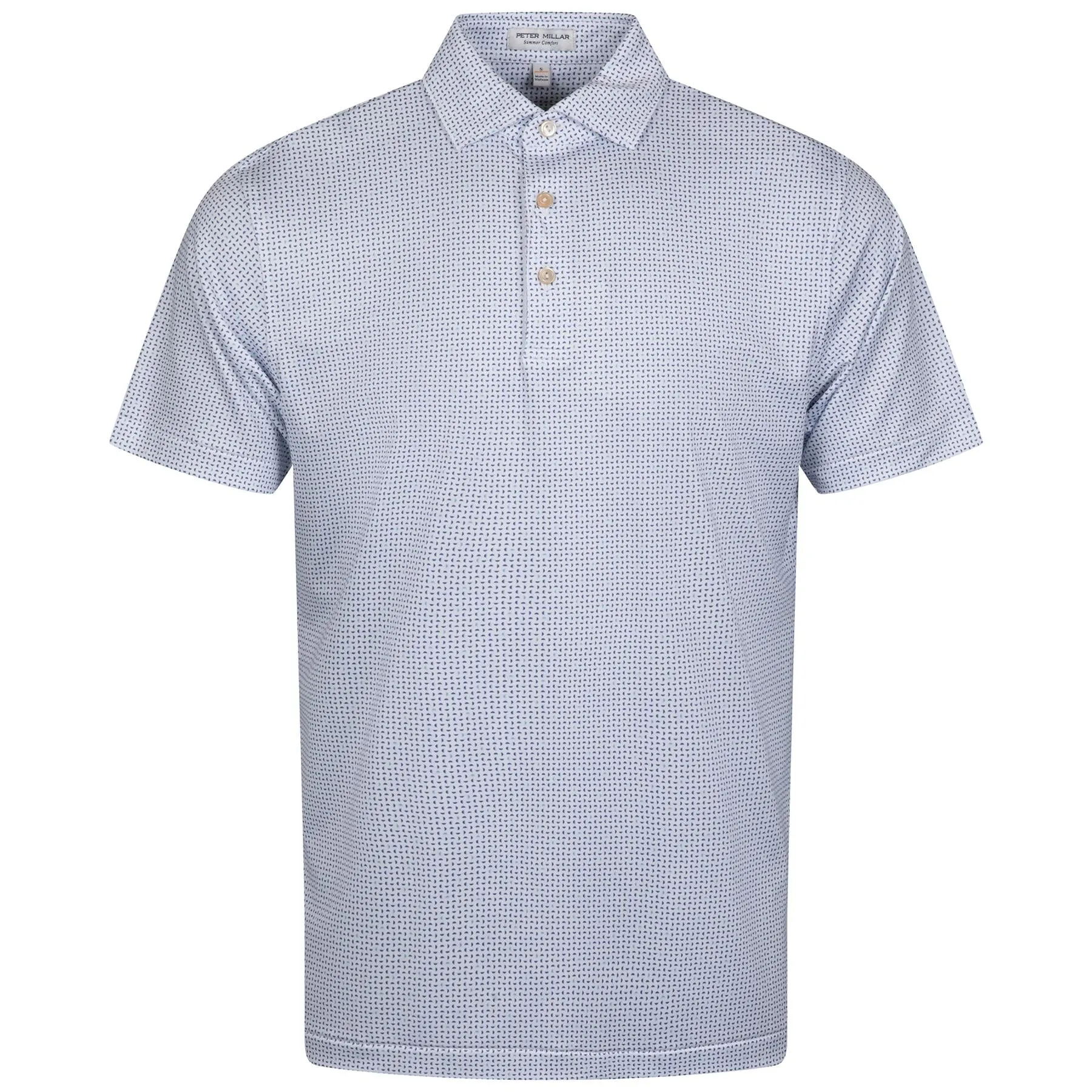 Daybreak Performance Jersey Polo White/Astral Blue - AW24