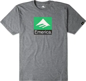 Emerica Classic Combo Tee, Charcoal Heather