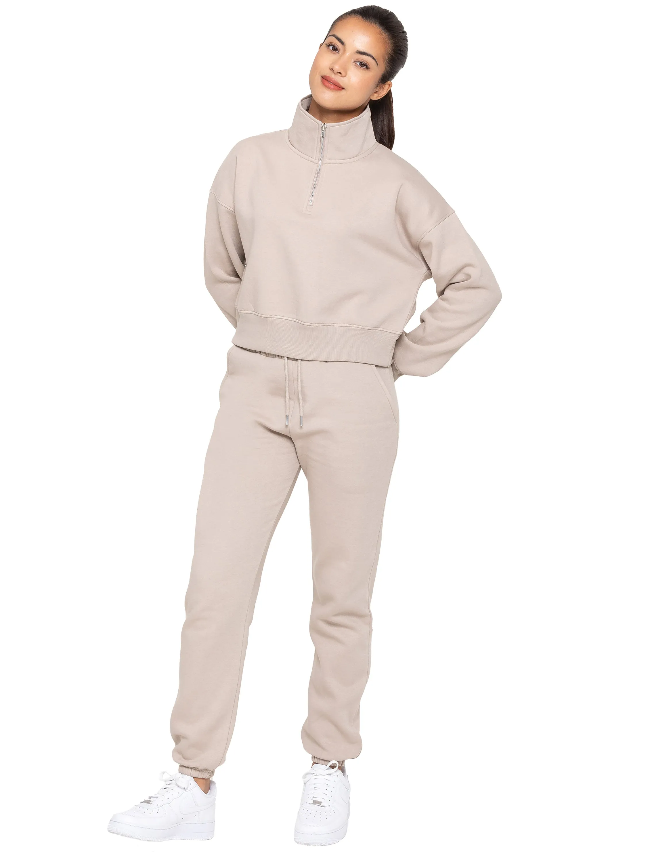 Enzo | Womens Funnel Neck Sweatshirt