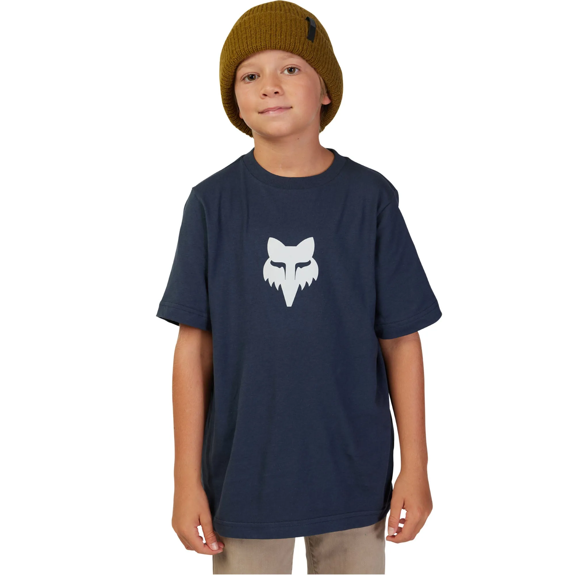 Fox Racing Youth Fox Legacy SS Tee T-Shirt Midnight Blue