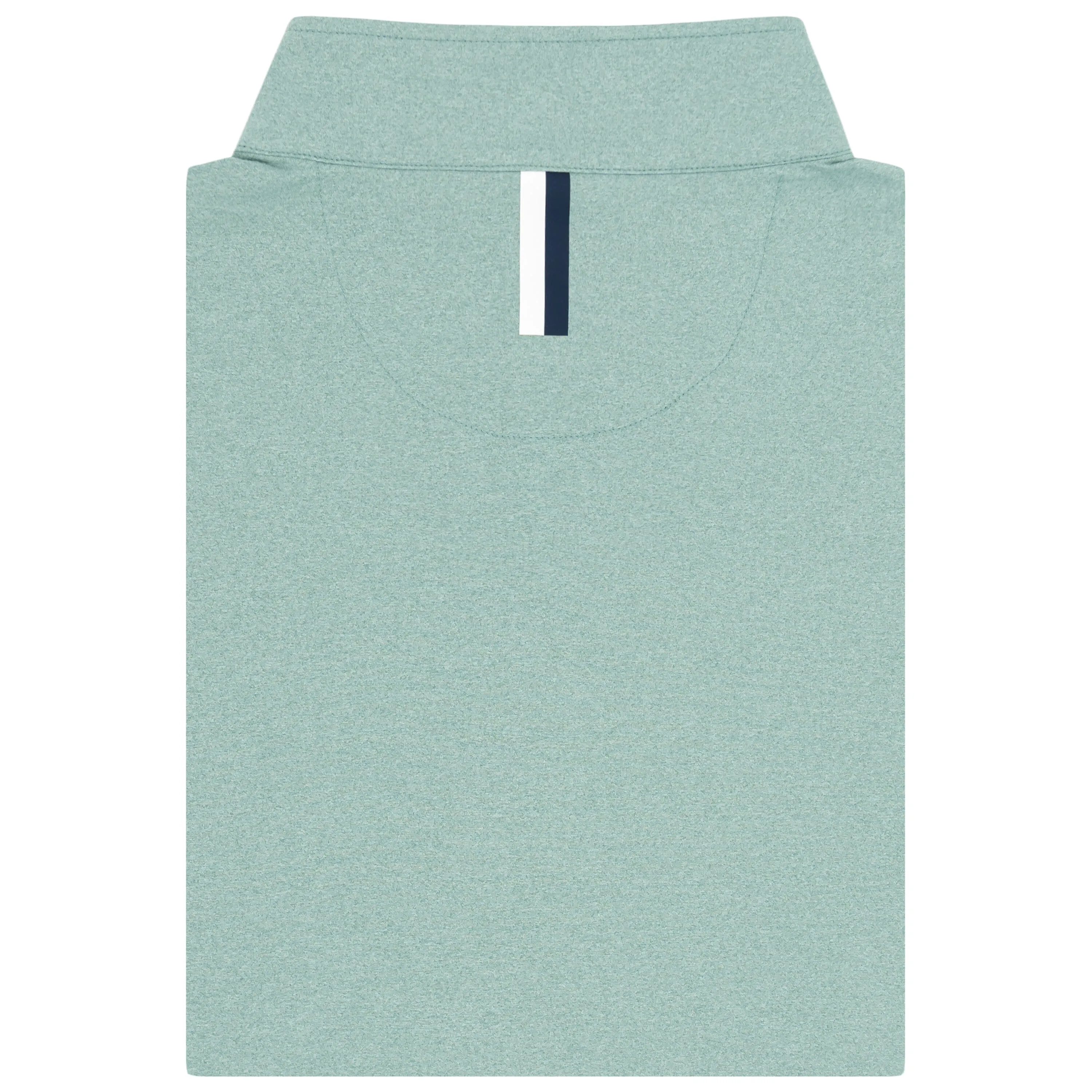 Heather Performance Q-Zip | Heather - Bullfrog Green/Antigua Green