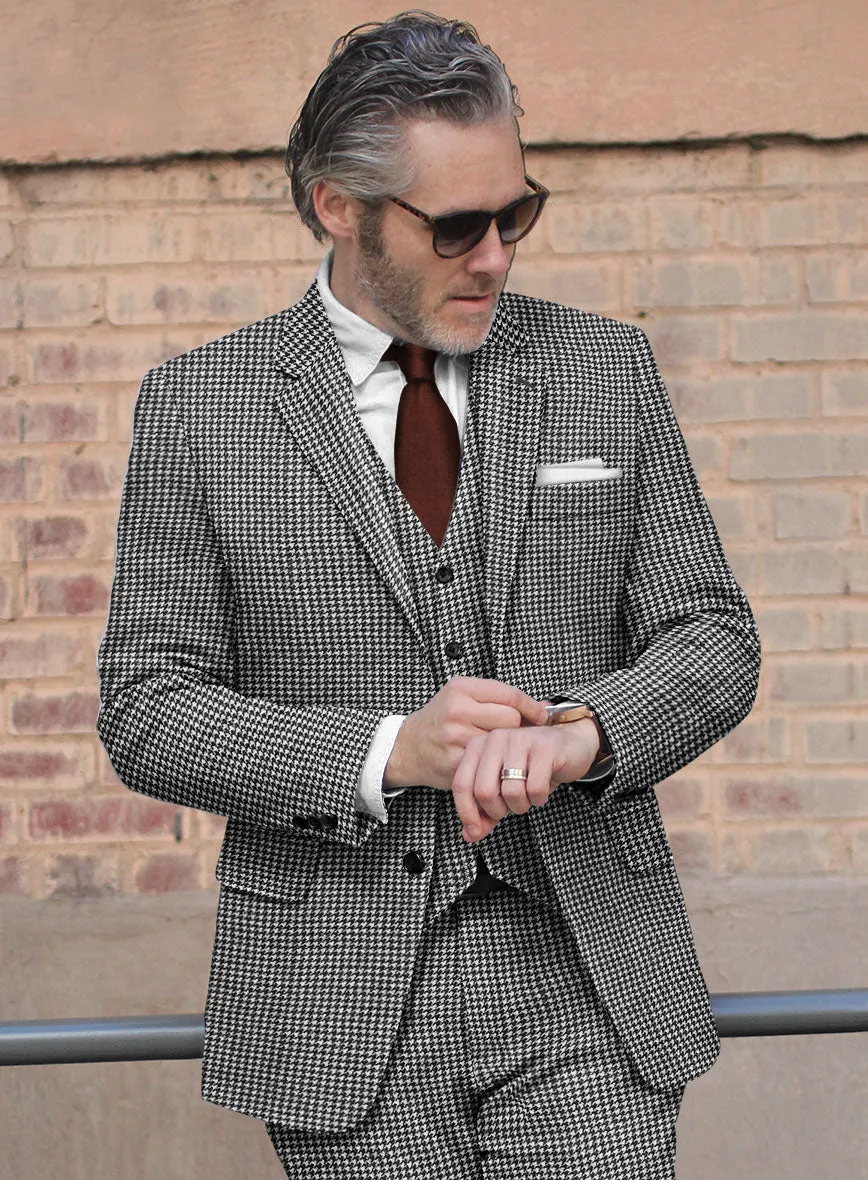 Houndstooth Black Tweed Jacket