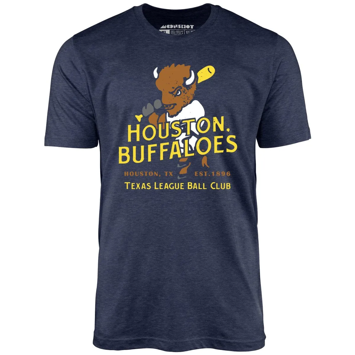 Houston Buffaloes - Texas - Vintage Defunct Baseball Teams - Unisex T-Shirt