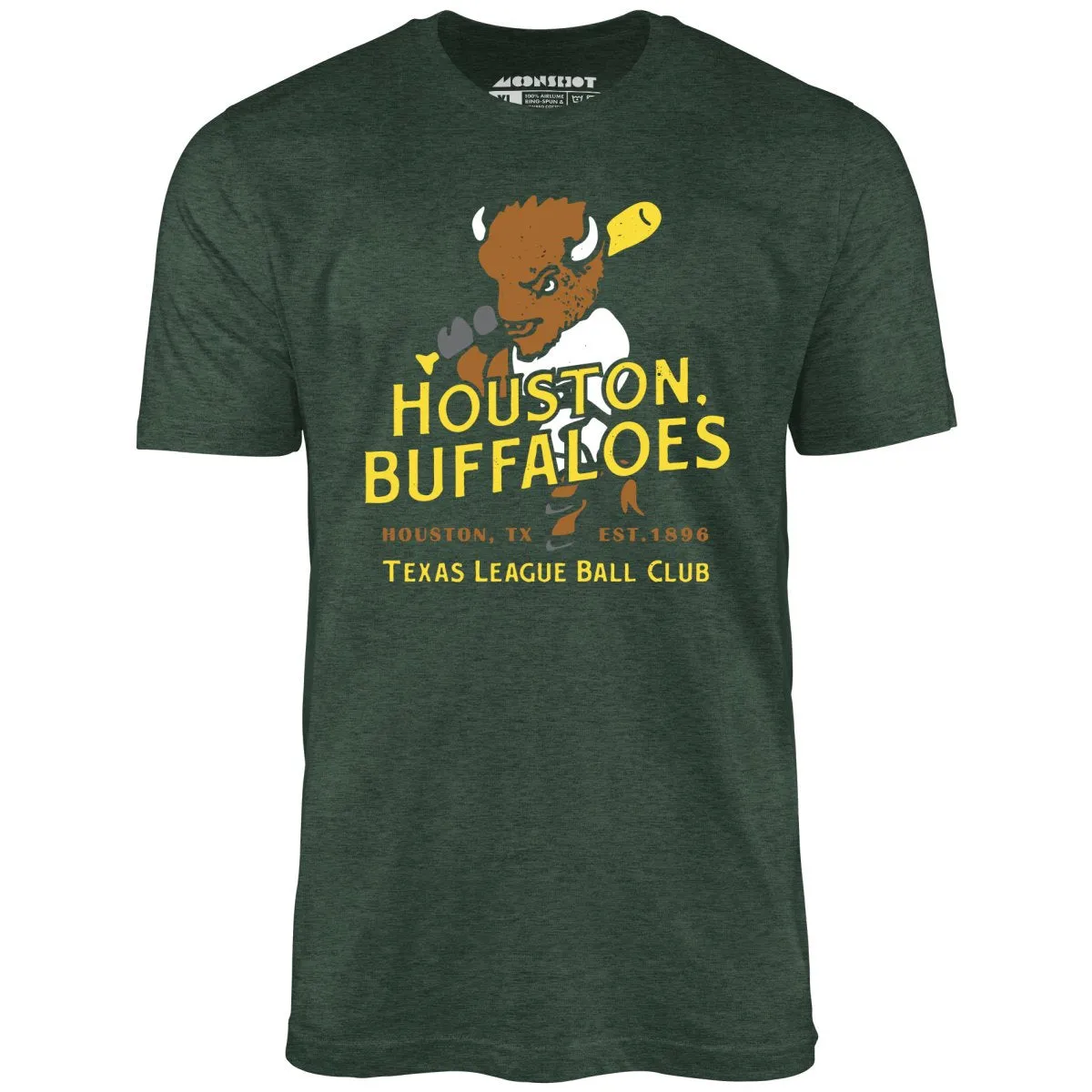 Houston Buffaloes - Texas - Vintage Defunct Baseball Teams - Unisex T-Shirt