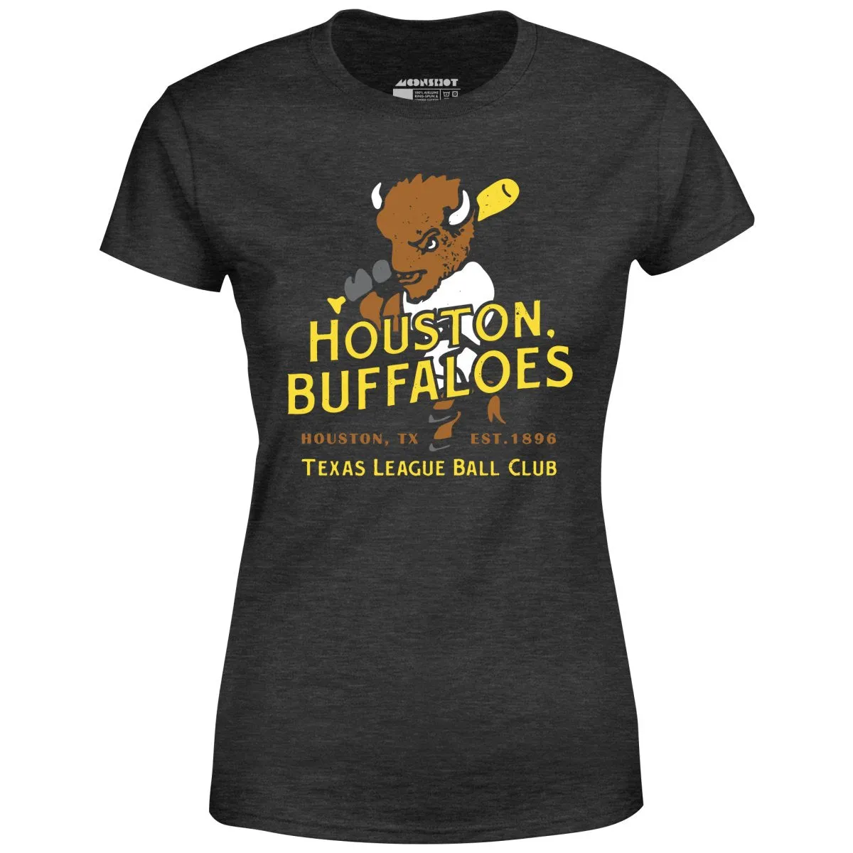 Houston Buffaloes - Texas - Vintage Defunct Baseball Teams - Women's T-Shirt