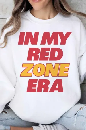 IN MY RED ZONE ERA FOOTBALL OVERSIZED SWEATSHIRT