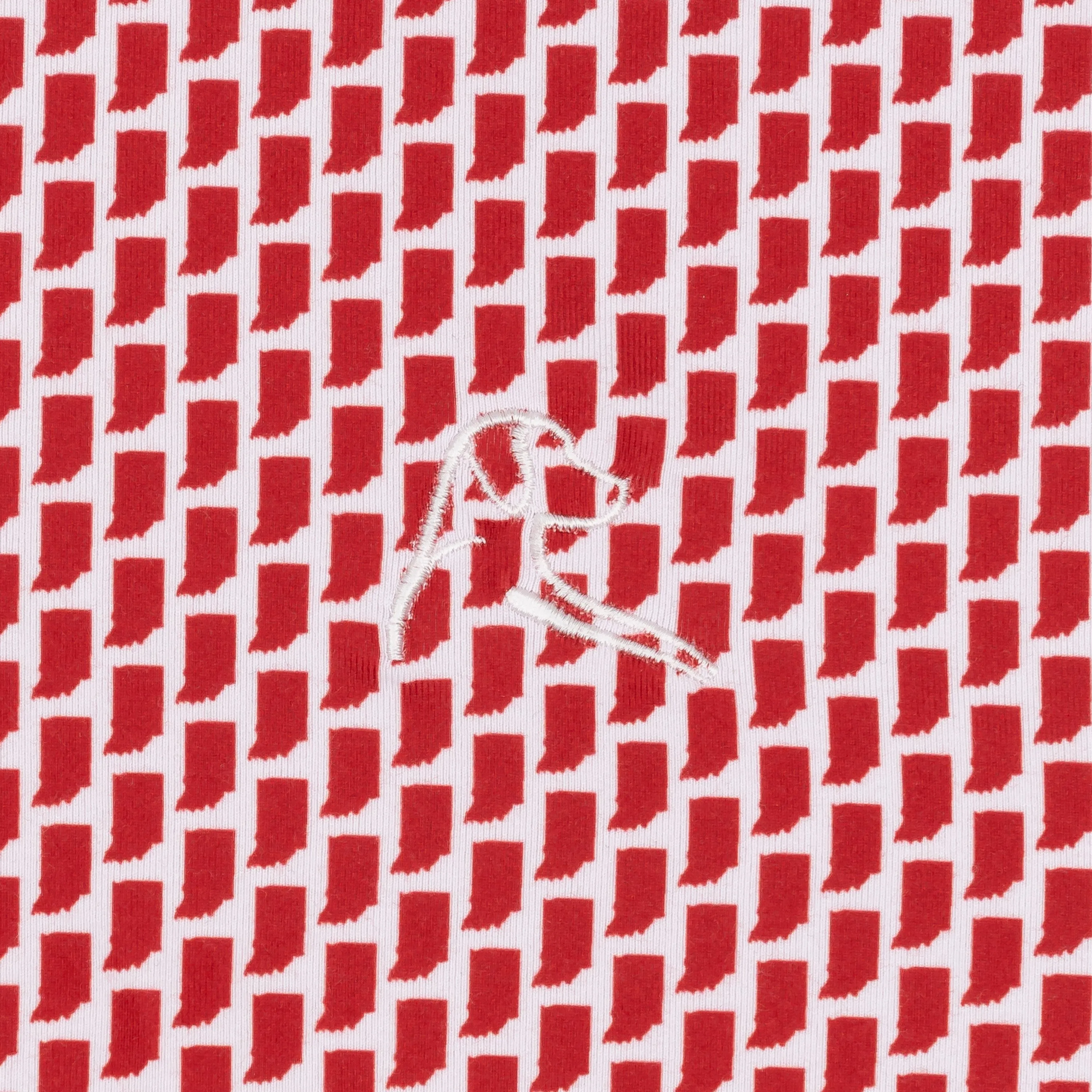 IND Performance Q-Zip | The IND - Crimson Red/White