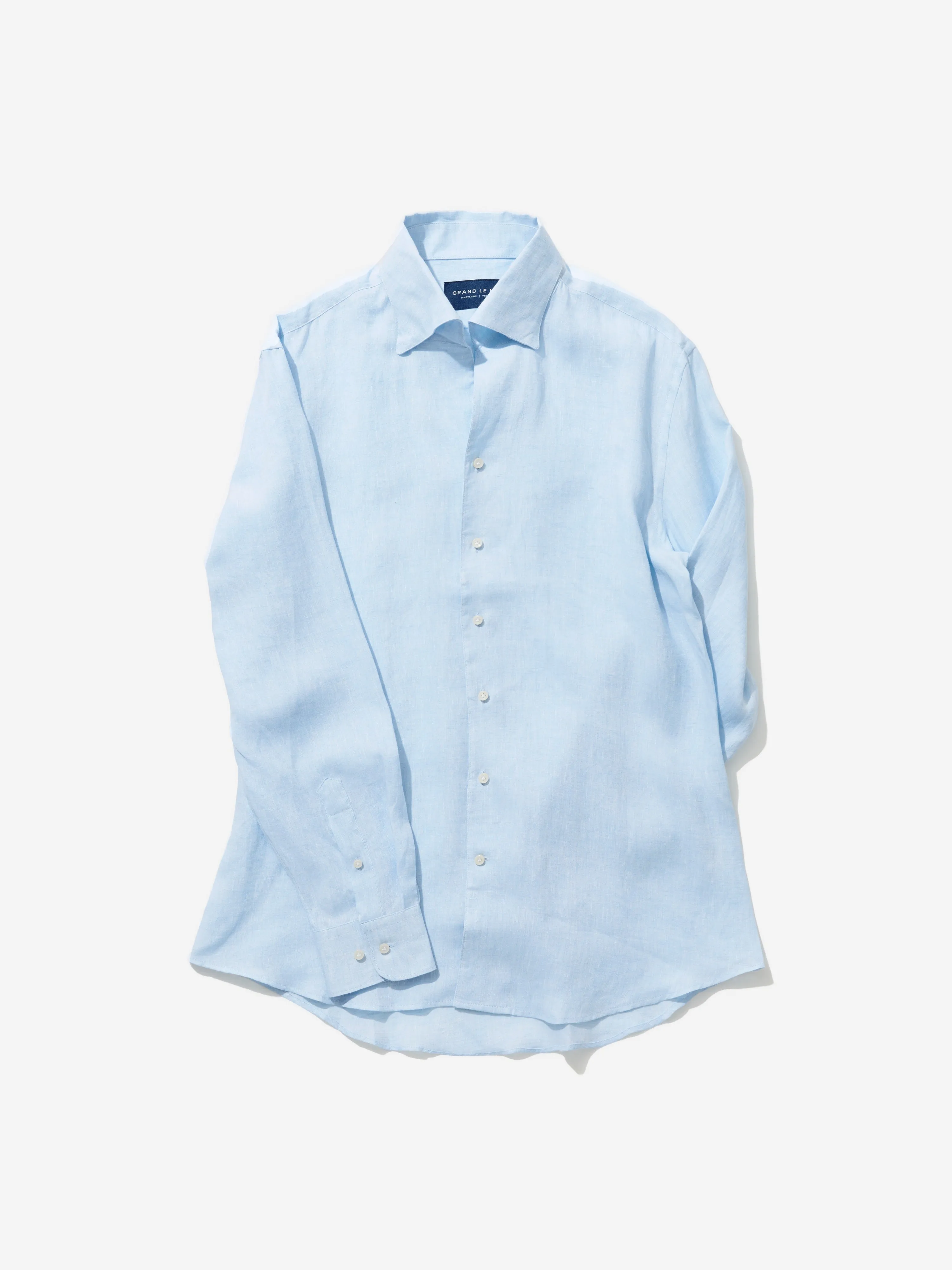 Light Blue One Piece Linen Shirt