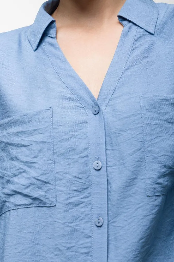 Long Sleeve Shirt Blue