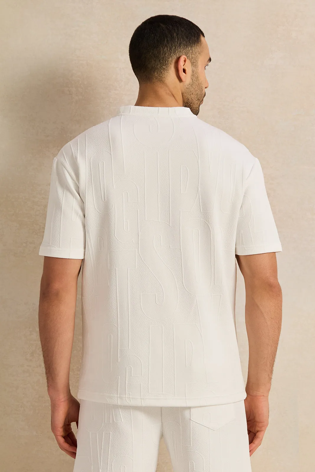 Men White T-shirt