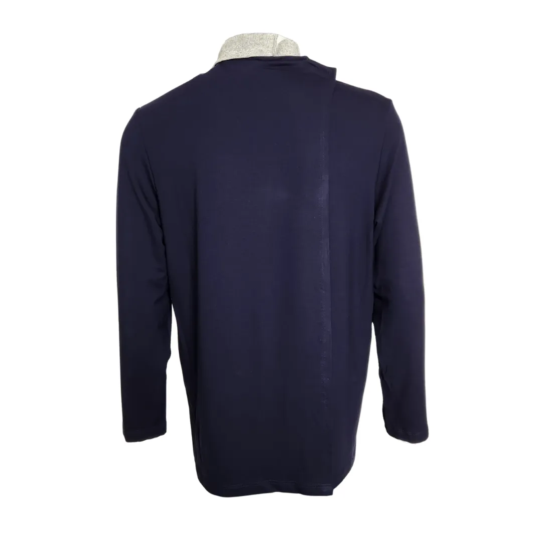 Men's Adaptive Long Sleeve Polo - Navy