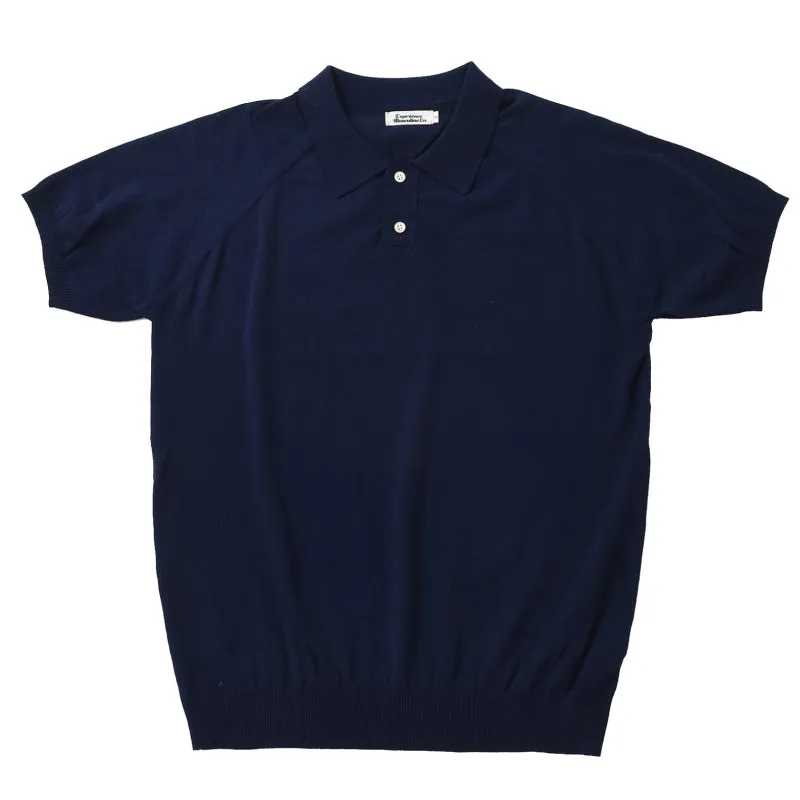 Men's Knit Polo Shirt Short Sleeves