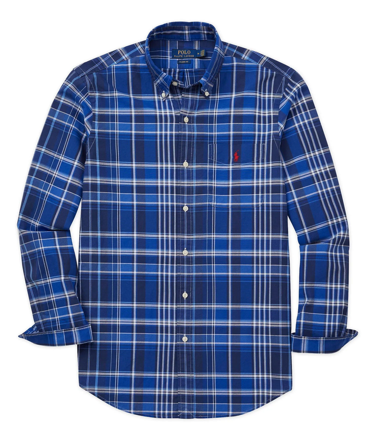 Polo Ralph Lauren Long Sleeve Oxford Plaid Sport Shirt