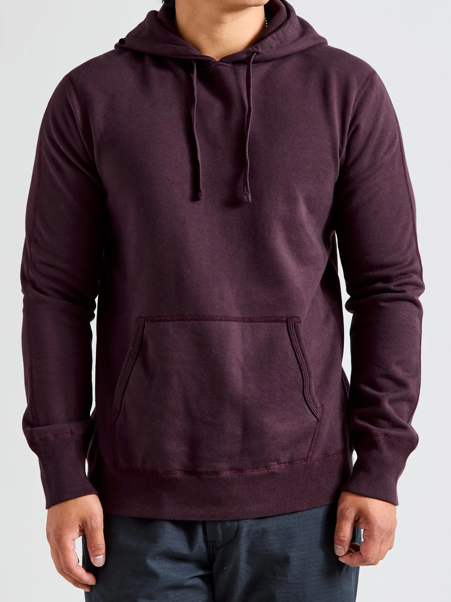 Pullover Hoodie in Oxblood