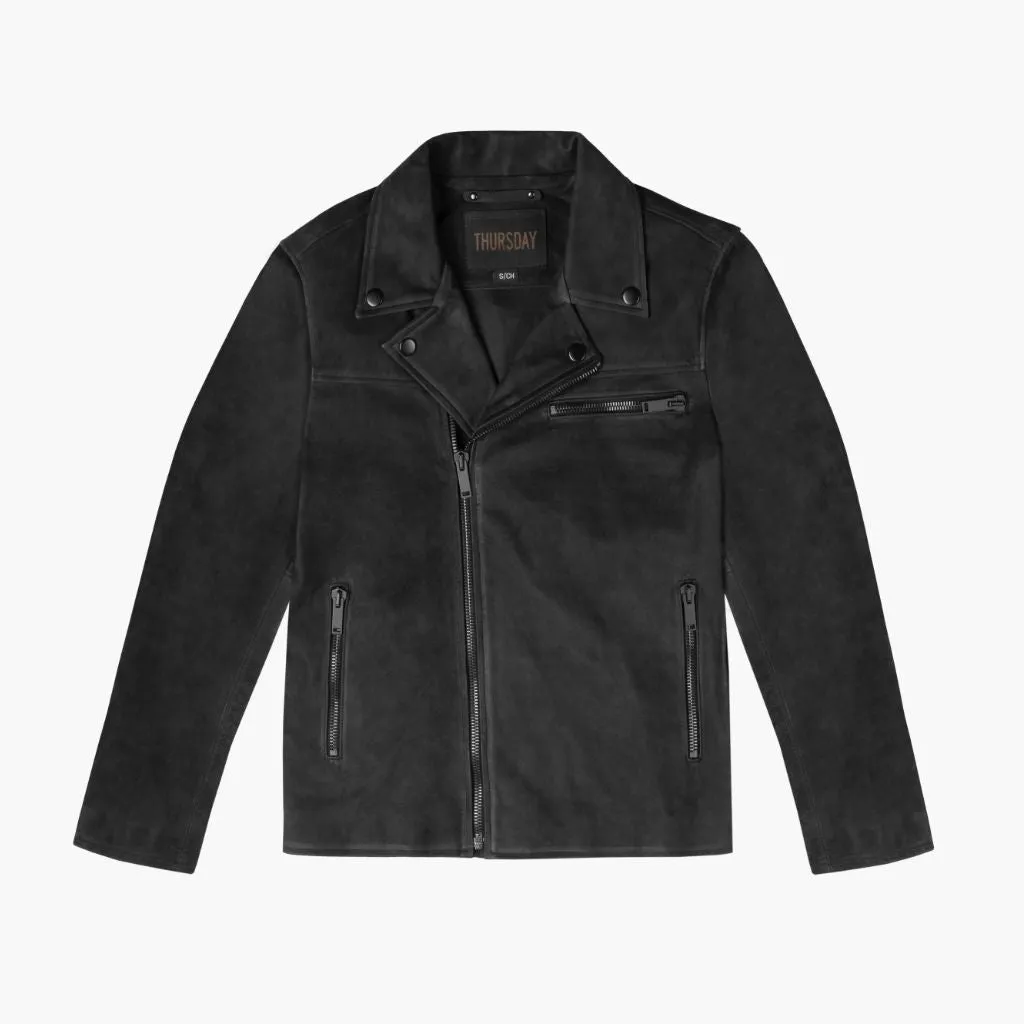 [S] Motorcycle Jacket | Black Matte