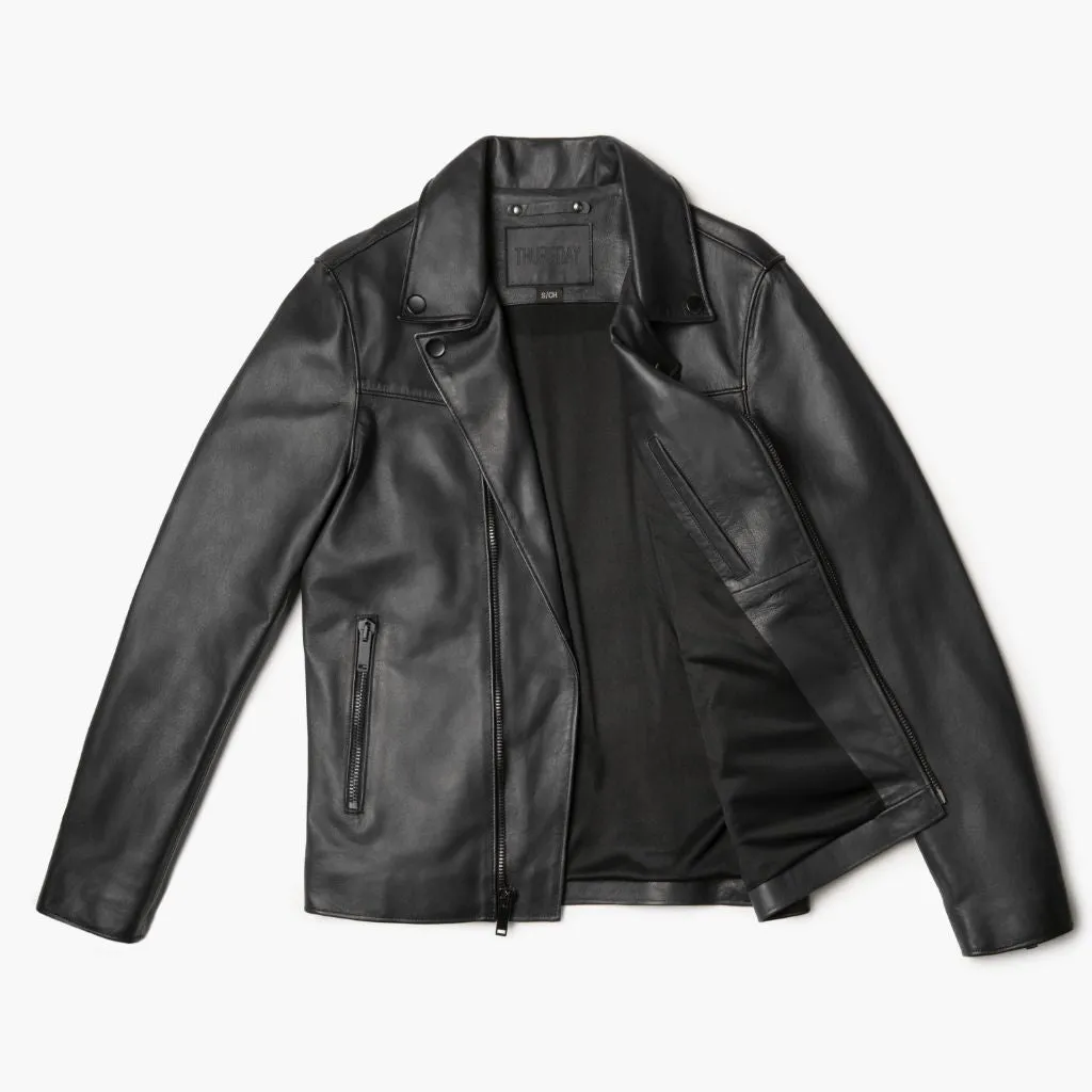 [S] Motorcycle Jacket | Black