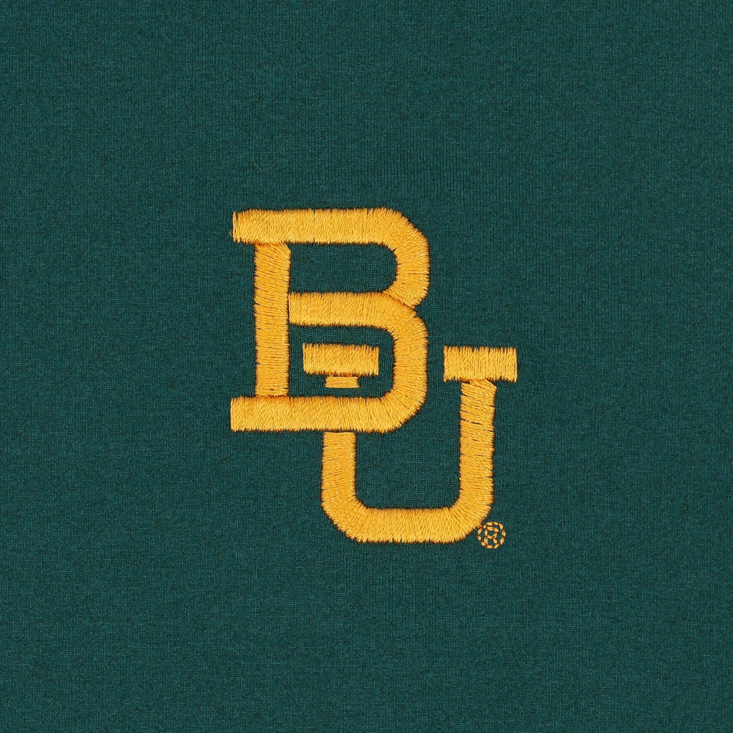 Solid Collegiate Q-Zip - Baylor | Solid - Evergreen - Baylor - 1