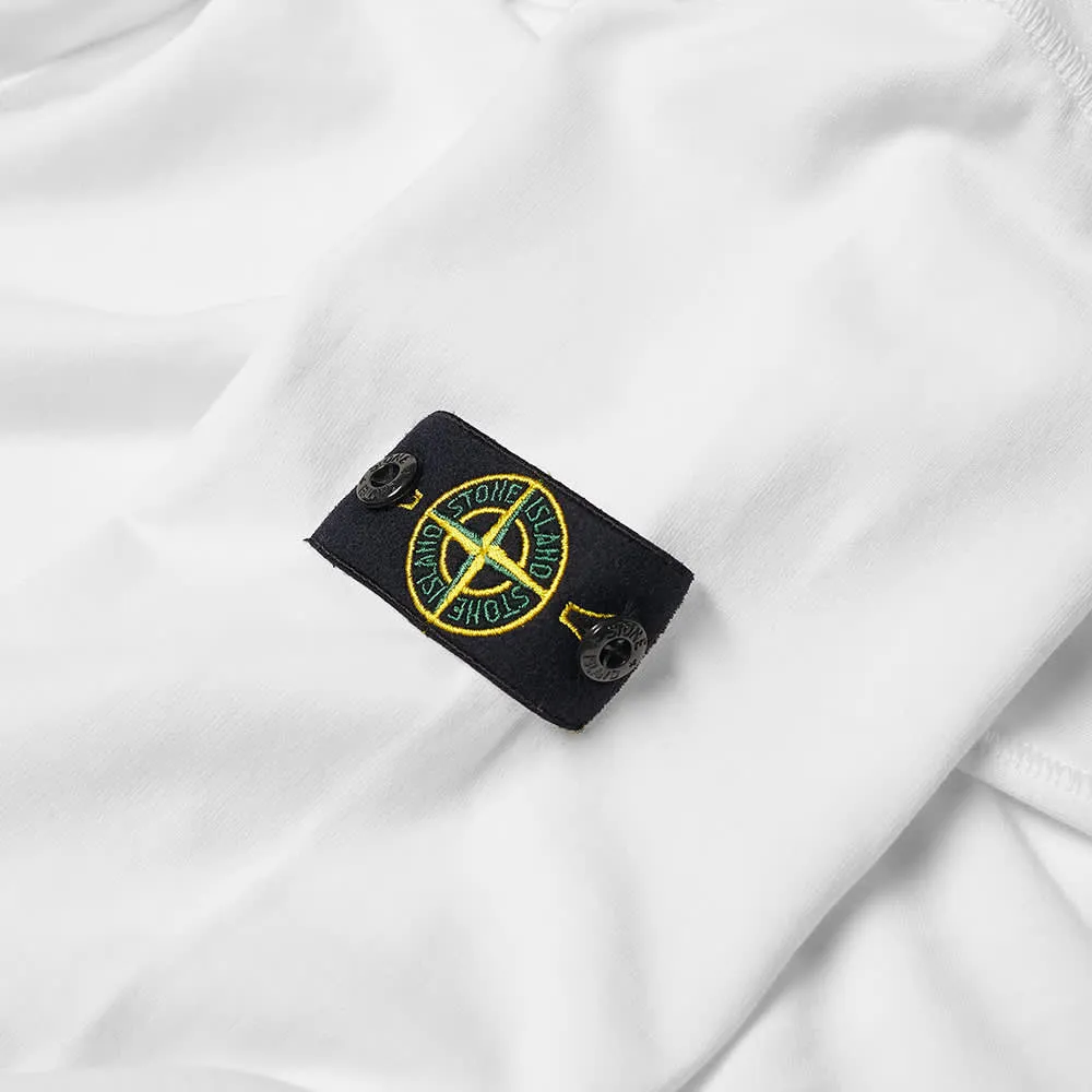 Stone Island Junior White Classic Hoodie