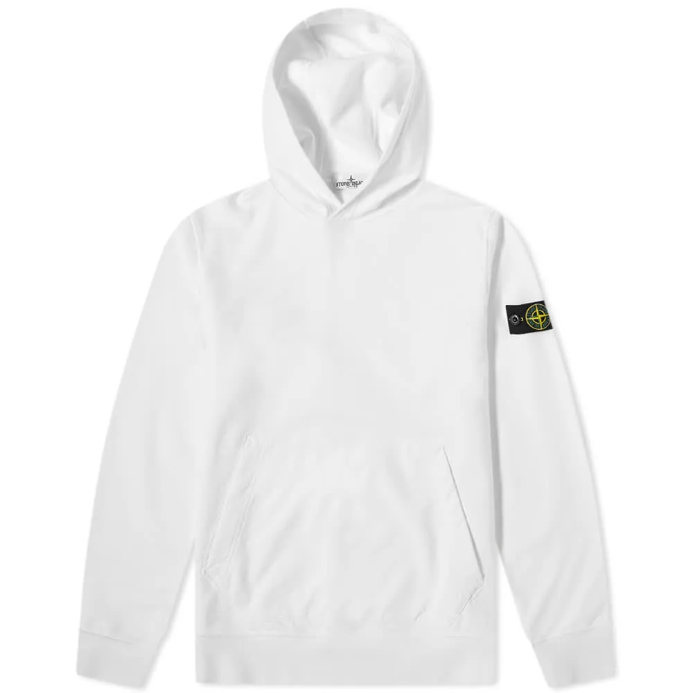 Stone Island Junior White Classic Hoodie