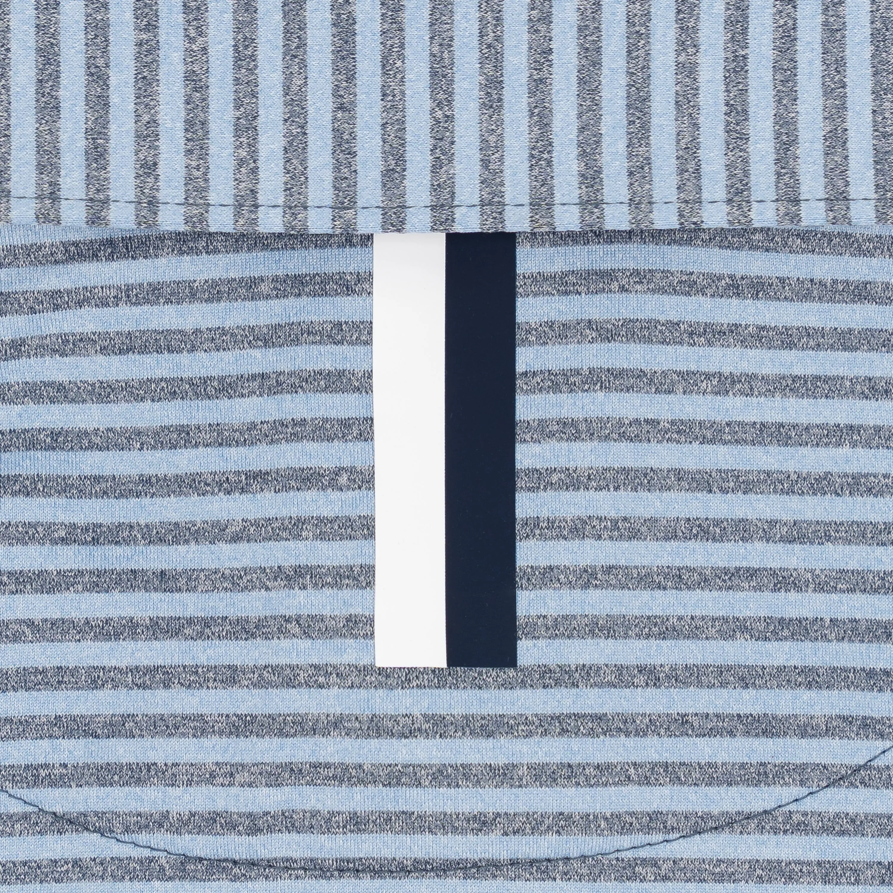 The Barts Heather Stripe | Performance Polo | The Barts Heather Stripe - Ice Pick Blue/Slate Blue