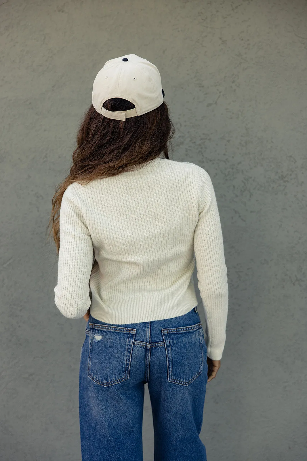 The Manuscript Cropped Sweater