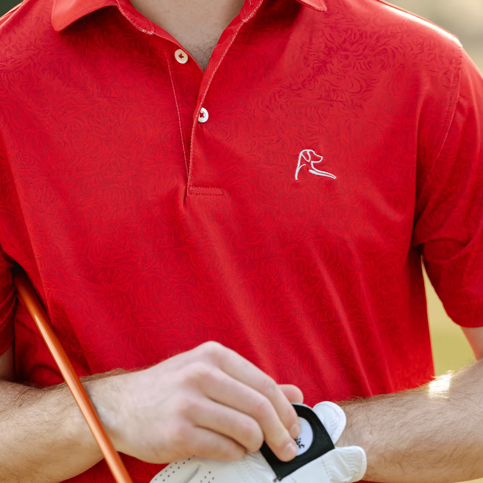 The Tiger | Performance Polo | The Tiger - Classic Red