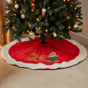 Three Kings Gingerbread Family Tree Skirt