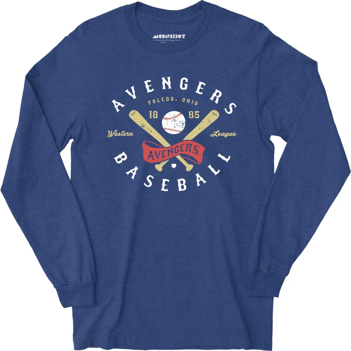 Toledo Avengers - Ohio - Vintage Defunct Baseball Teams - Long Sleeve T-Shirt