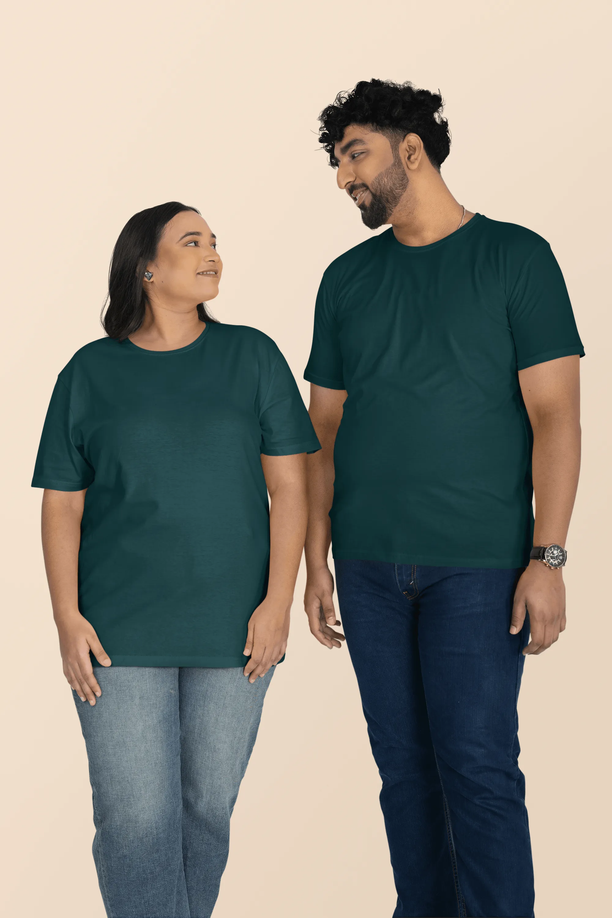 Unisex Plus Size T-Shirt - Ultra-Soft Cotton, Bio-Washed (Royal Blue)