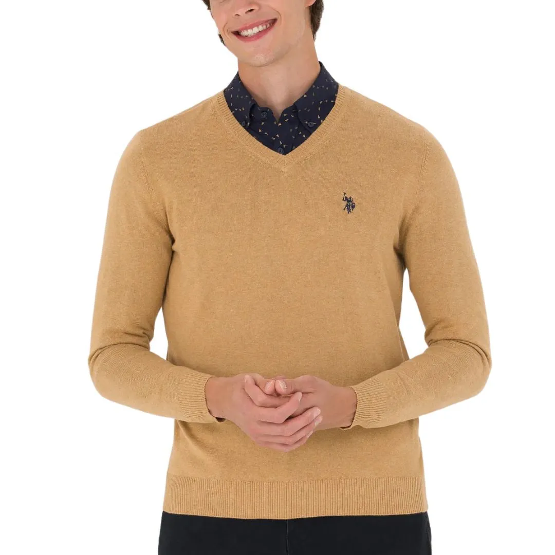 U.S. POLO ASSN. V Neck Knitwear Sweater Men 50275819-VR123