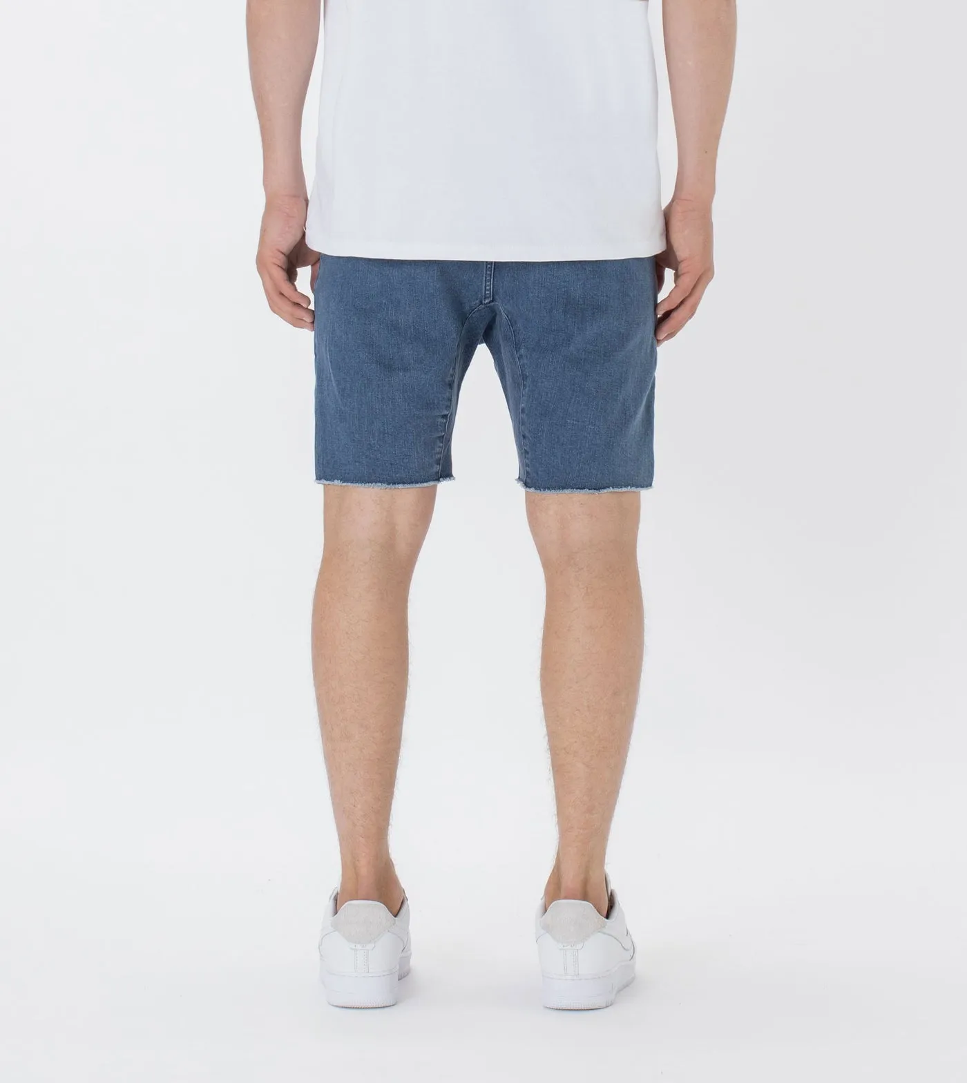 Zanerobe Sureshot Denim Short Stripped Indigo 604-NON